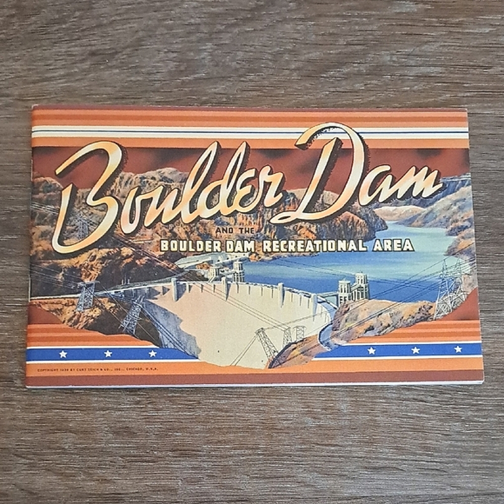 Boulder Dam Vintage Booklet Souvenir